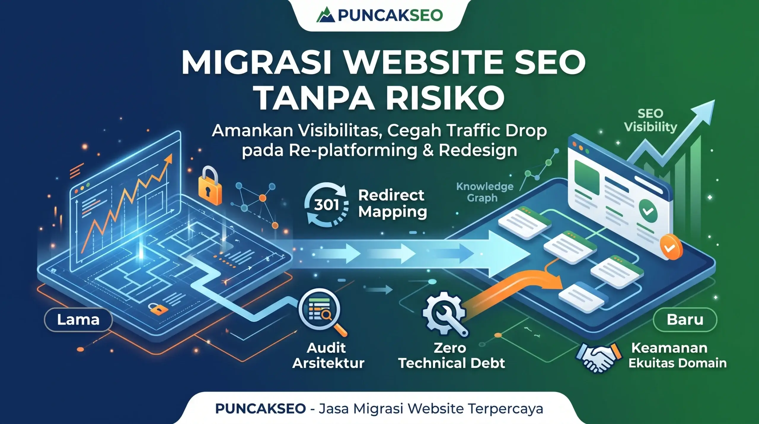 Jasa Migrasi Website SEO: Re-platforming Aman Bebas Anomali